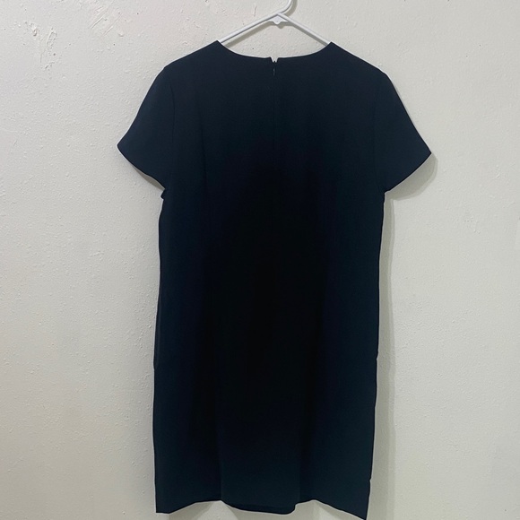 J.Crew Factory Women's 14 Suiting Shift Office Classic Black Dress NWT No Belt - Picture 7 of 9